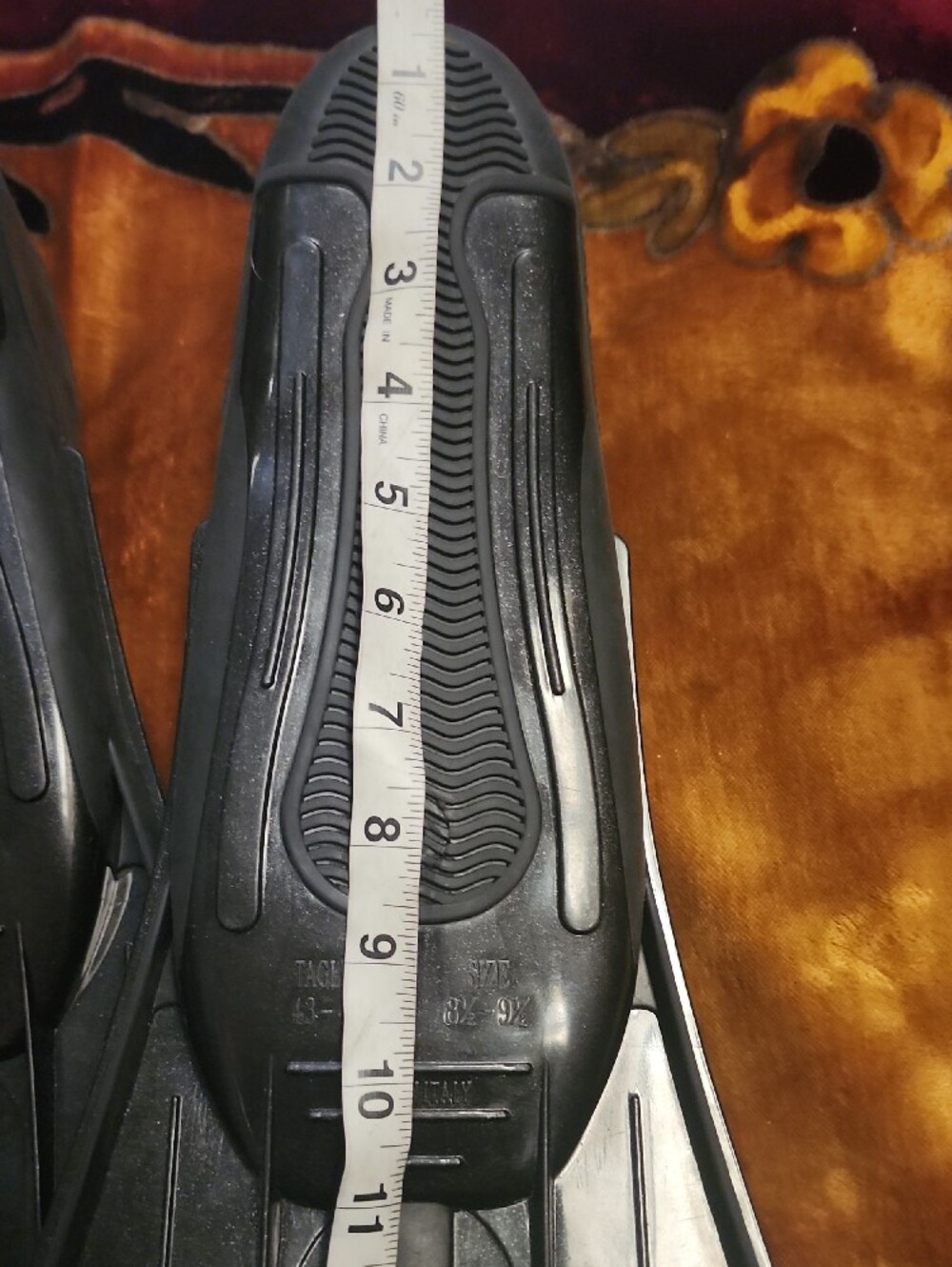 NWOT Cressi Black Full Foot Dive Fins - Picture 8 of 9